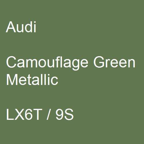 Audi, Camouflage Green Metallic, LX6T / 9S.